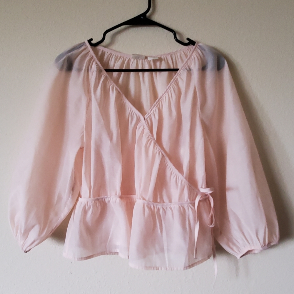 Levi's Delilah Wrap Puff Sleeve Top